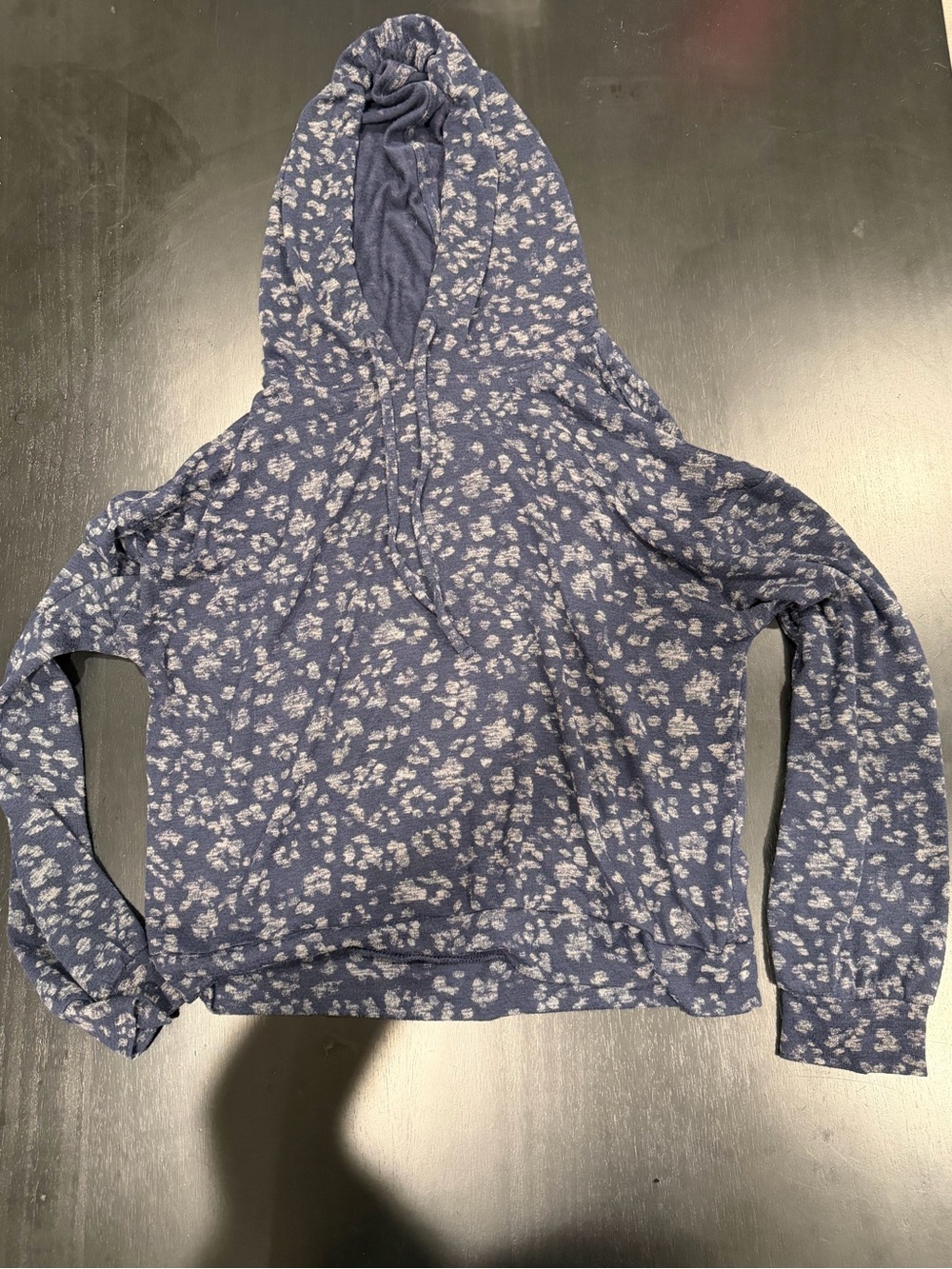 GAP Blue Floral Hoodie